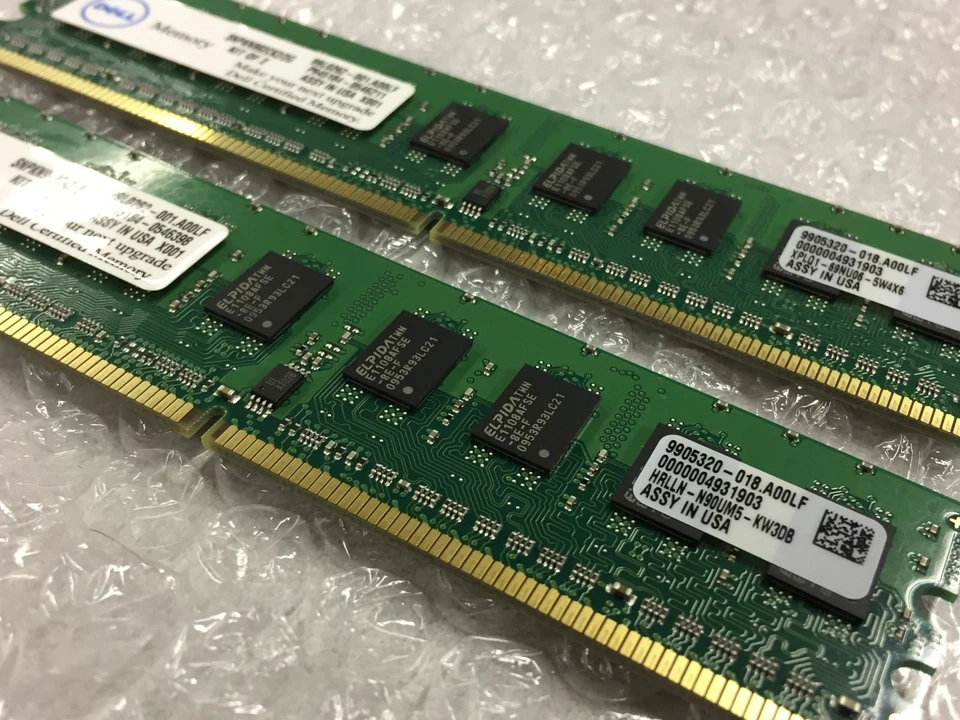 Kingston 2 GB RAM Kit (2x1) SNPKN992CK2/2G 99L0262-001 P945184-0546398 - Image 3 of 4