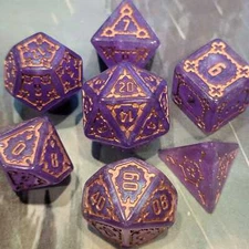 Tower of Sorcery Colossal 25mm 7 Dice Set Poly RPG DnD Dungeons Dragons AD&D d20