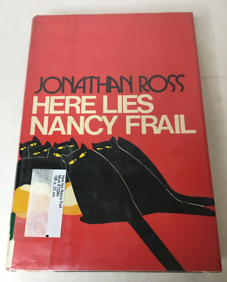 Here Lies Nancy Frail by Jonathan Ross (1972, Hardcover) Suspense