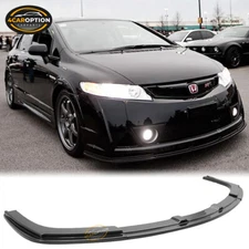 Fits 06-11 Honda Civic 4DR ABS Mugen RR Front Bumper Lip Spoiiler Bodykit ABS