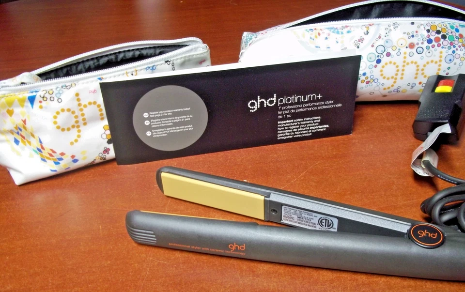 Modelador de desempenho profissional original ghd Good Hair Day 1” ferro liso - Preto - Imagem 4 de 4