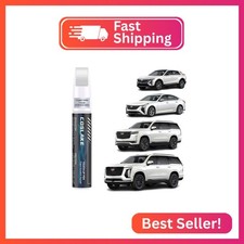 COSLAKE Car Touch Up Paint(Crystal White Tricoat(G1W/WA140X)) for Cadillac, Car 