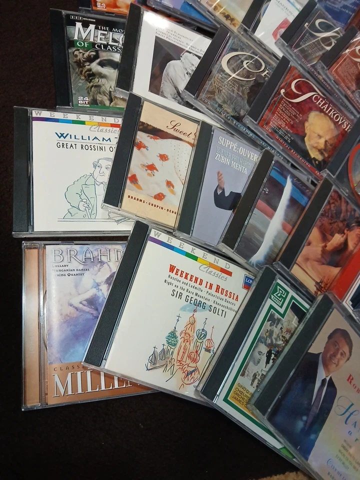 VINTAGE RARE Lot of 48 used Classical / Opera CDs - Good Condition, Many Boxsets - Image 3 of 4