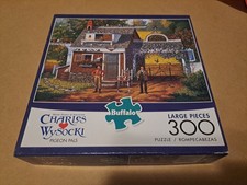 Charles Wysocki Pigeon Pals 300 Large Piece Jigsaw Puzzle by Buffalo With Poster