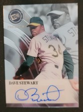2024 Leaf Press Pass Premium - Retro Autographs Dave Stewart #RA-DS1 /49 (AU)