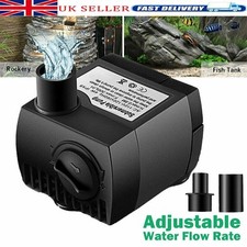 Electric Water Feature Pump Small Fountain for Outdoor Garden Fish Pond NEW