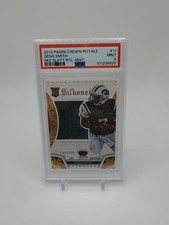 2013 Panini Crown Royale Rookie Geno Smith #11 Silhouettes /299 PSA 9