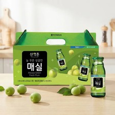 NH Green Plum Juice – Korean Plum Drink (180 ml × 12 Pack) Sweet & Tangy Flavor