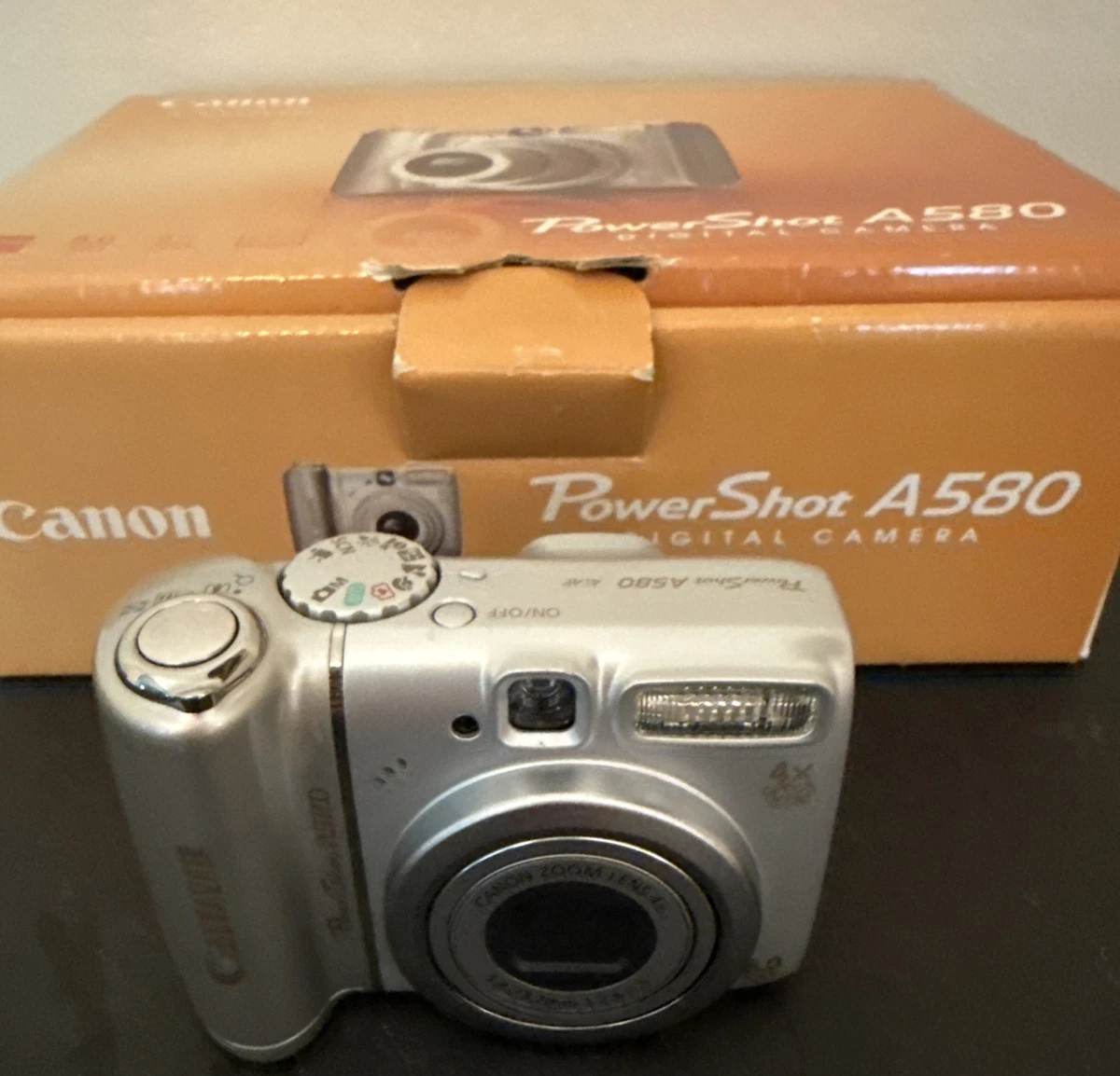 Canon Powershot A580 Digital Cameras with Built - in Flash for