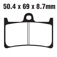Bremsbelag BremsbeläGe EBC SFA252HH Vorne FüR Yamaha XP 500 A Tmax ABS 2008-2011