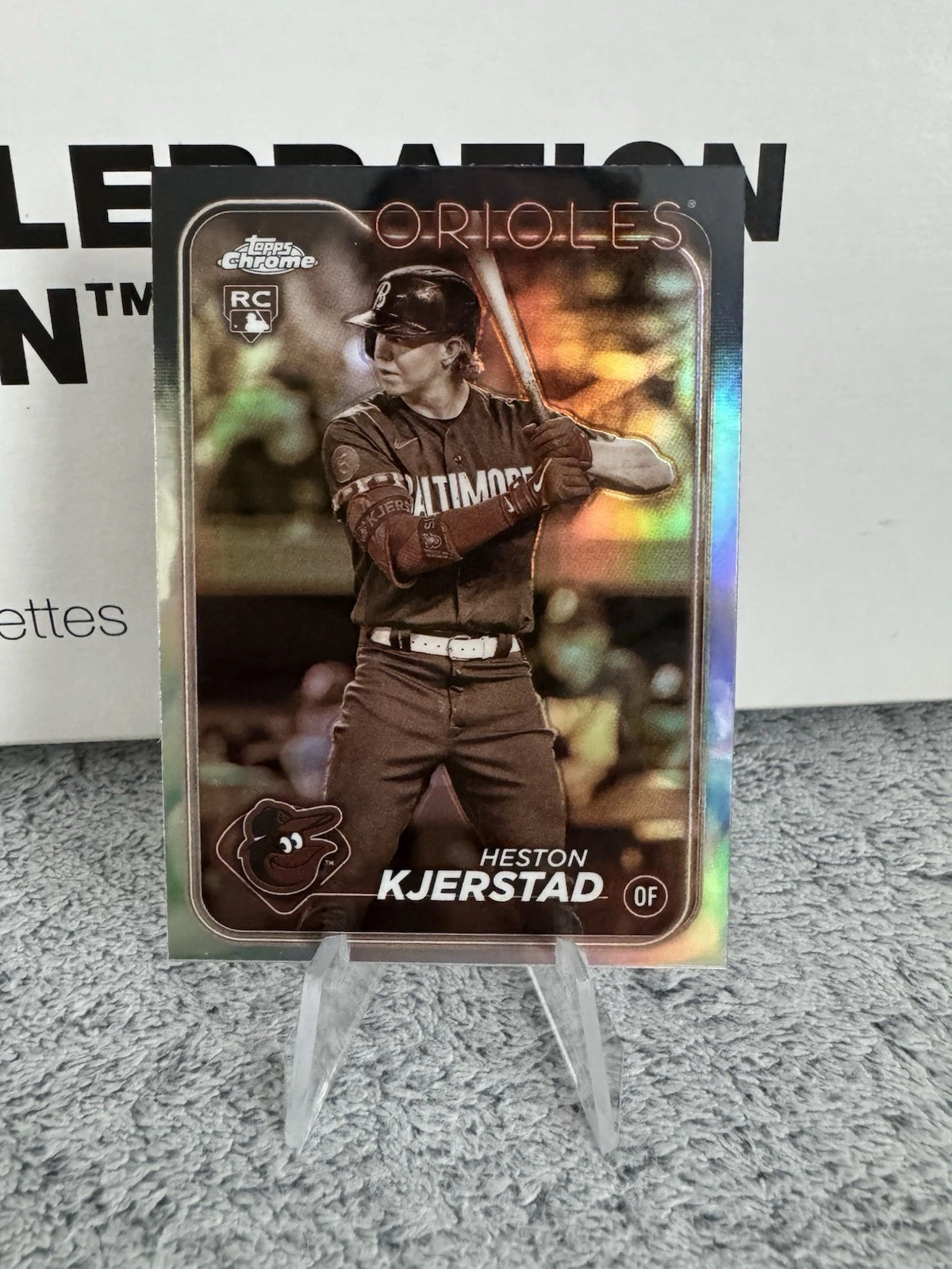 2024 Topps Chrome - Heston Kjerstad #142 Sepia Refractor (RC) NM