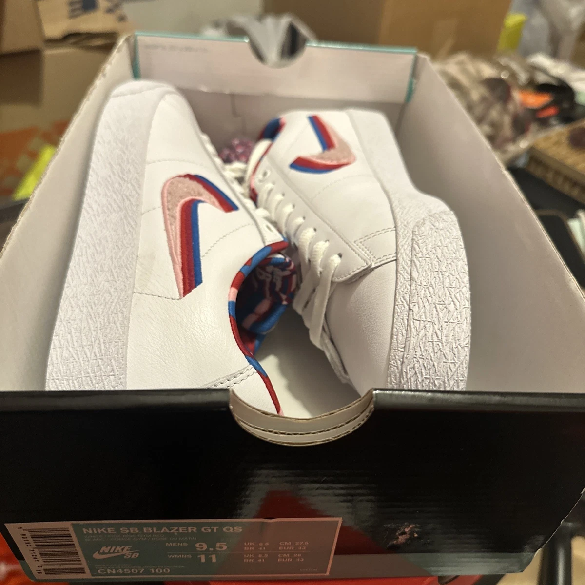Las mejores ofertas en Nike Parra x Blazer GT SB QS Low White | eBay