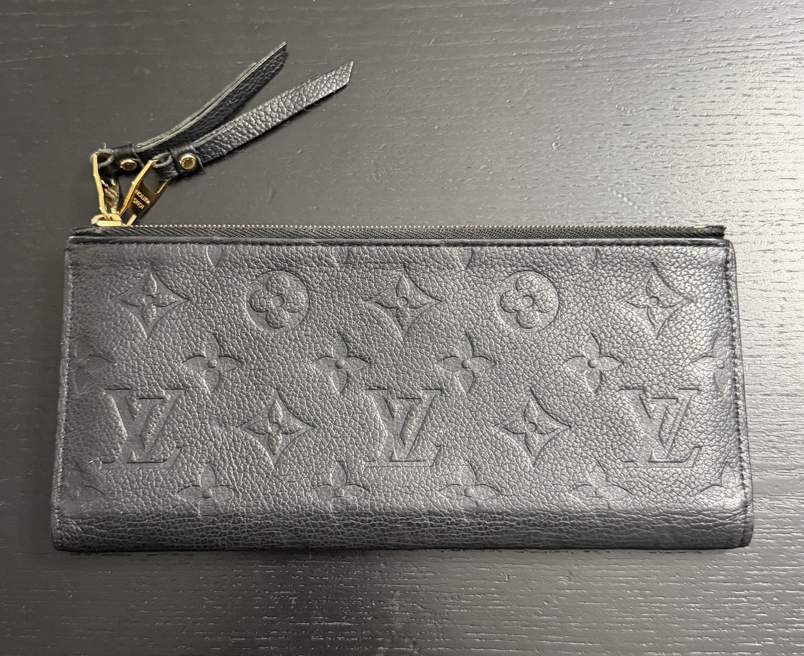 Louis Vuitton Monogram Empreinte Adele Double Zip… - image 3