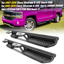 6 Running Boards Side Step Bars For 07-18 Chevy Silveradogmc Sierra Crew Cab