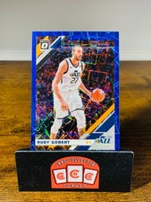 2019-20 Donruss Optic Blue Velocity #89 Rudy Gobert Jazz JS