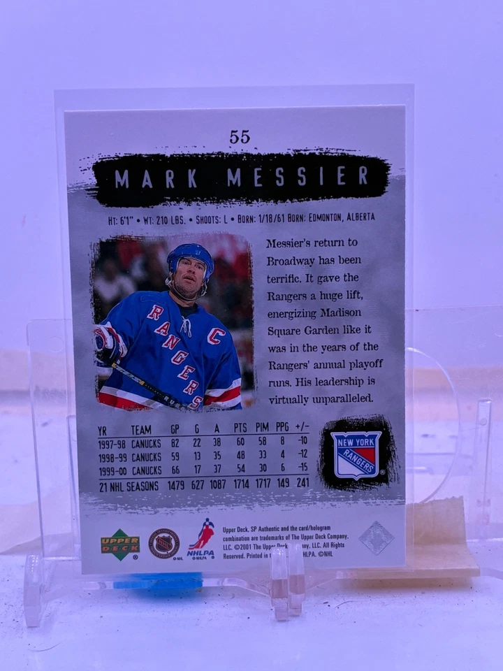 2000-01 SP Authentic Hockey Base Card Pick Your Card/Finish Your Set NHL - Image 2 of 2