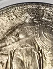 1918 D Standing Liberty  .25 Uncirculated Full Headed Tarnish Great Definition