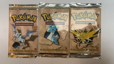 Pokémon TCG: 1st Edition Fossil Booster Pack Art Set - Factory