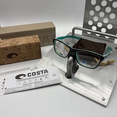 Costa Del Mar Ocean Ridge Shiny Black Kiwi Crystal OCR 110 Eyeglasses NEW53[]16
