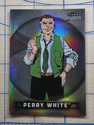 Fleer Brilliants Superman - Perry White #4 Regular Base - DC Comics Card