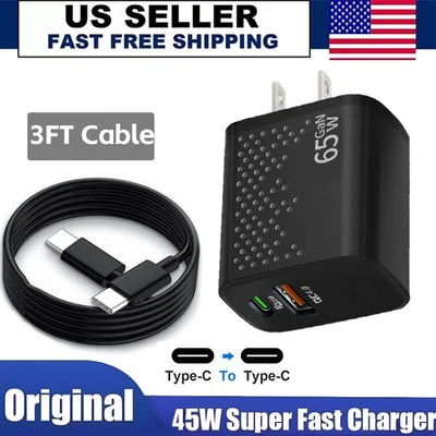 2026 New 65W Super Fast Charger USB C For Android Phone Charger Fast Charging