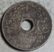 Netherlands East Indies 1921 5 Cents