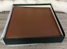 Vintage Large Gigliodoro Giglio D'oro Leather Photo Album 50 Pages Italy NIB