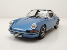 Porsche 911 Targa S 2.4 1973 blu metallizzato modellino auto 1:18 Norev