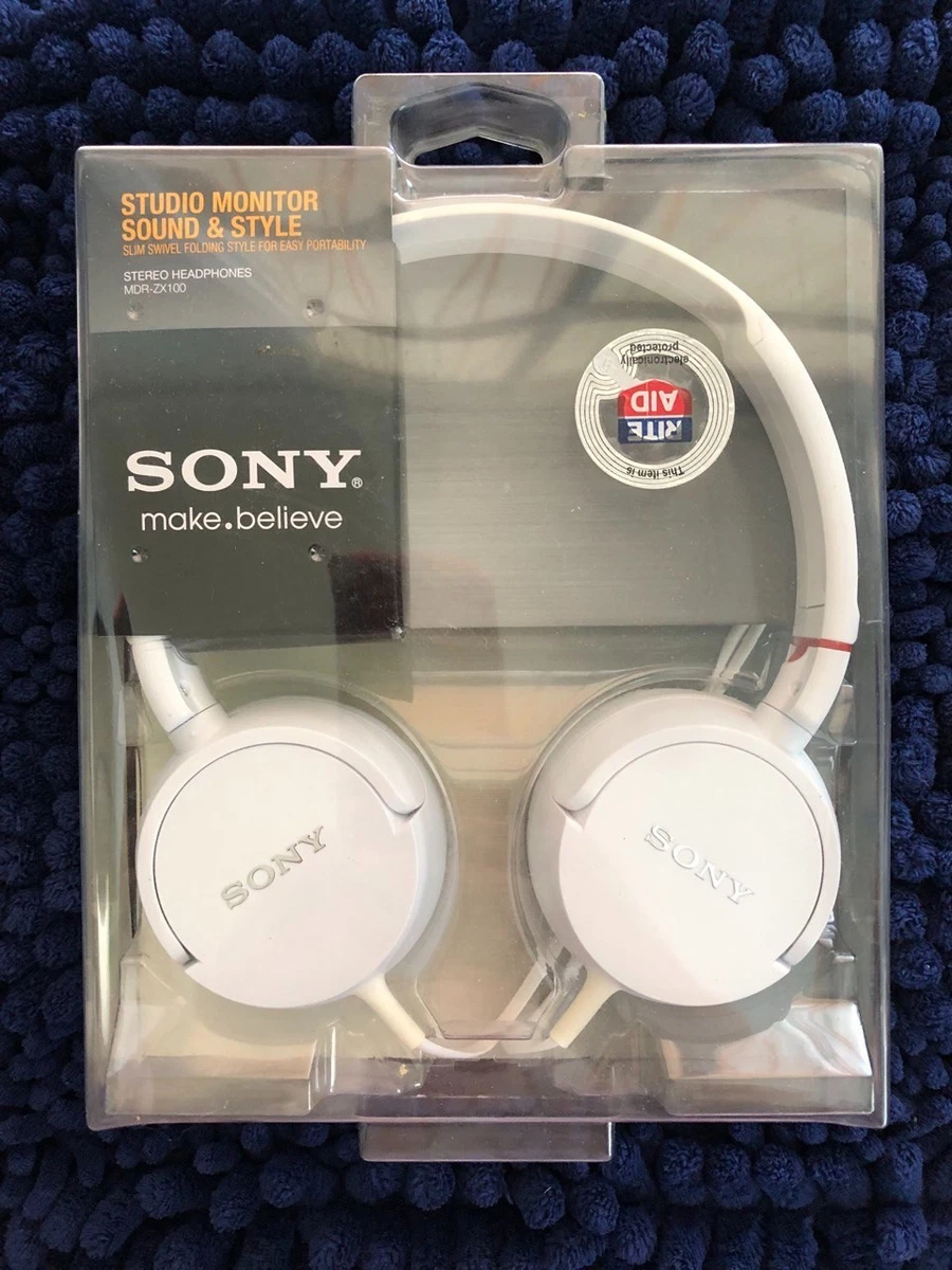 Sony MDR-ZX100 White Headphones for Sale | Shop New & Used