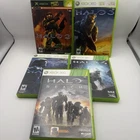 Lot of 5 Halo Xbox 360 Games: 1 Anniversary,3,4 ODST, Reach, Halo 2 CIB & TESTED