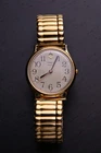 VINTAGE TIMEX Q M CELL CLASSIC DIAL QUARTZ MEN'S NEW EXPANSION BRACELET
