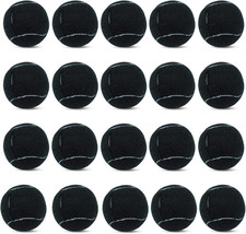 20-Piece Heavy-Duty Felt Walker Tennis Balls for Floor Protection Black