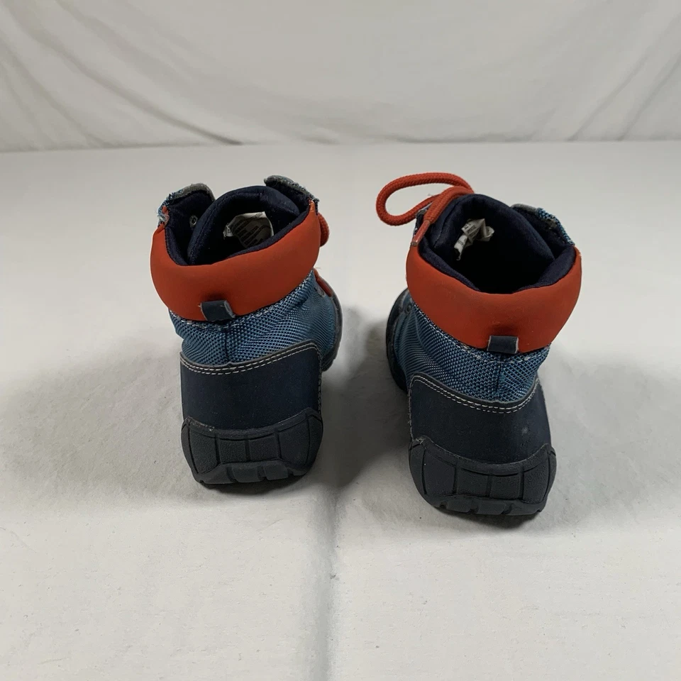 GYMBOREE SNOW LEGEND Talla 12 AZUL Botas de Senderismo Con Cordones Usadas en Excelente Condición Suela de Goma Foto 3 de 4