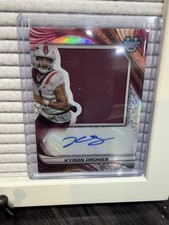 2024 Bowman's Best University - Prospect Jumbo Relic Autographs Kyron Drones 