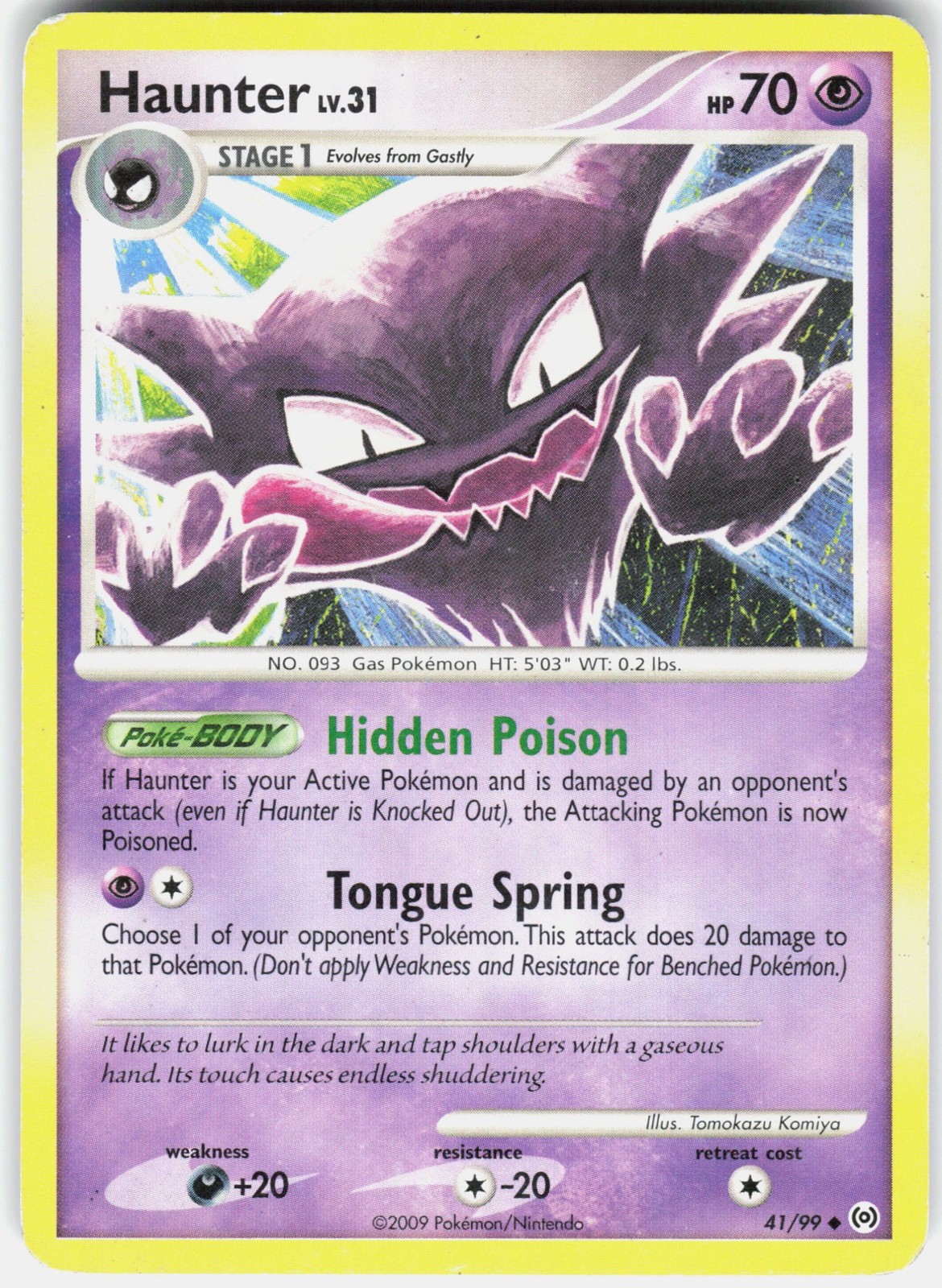 Haunter (41) Arceus 41/99 MP