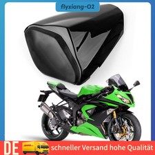 Coprisedile passeggero posteriore per Kawasaki ZX6R ZX 636 2009-2018 nero