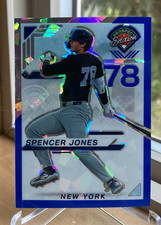 2025 Panini Prospect Edition Spencer Jones #110 Blue Ice /299