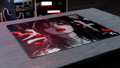 Tapis de souris GLSSWRKS Hana Premium en verre lisse précision gaming 490 x 420 mm NEUF - Photo 4/8