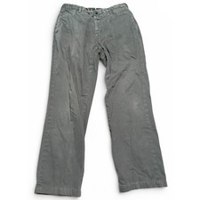 Incotex High Comfort Slowear Gray Stretch Chino Pants, Italian, Men's Size 32
