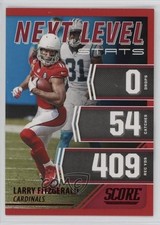 2021 Score Next Level Stats Red Larry Fitzgerald #NL11 HOF 1pi5