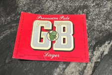 IRTP GB LAGER BEER 11 OZ BOTTLE LABEL GRACE BROS BREWING SANTA ROSA CA