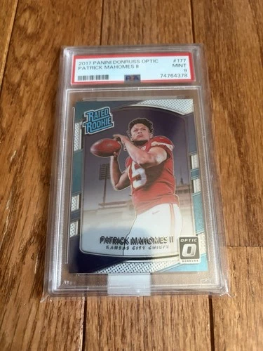 PSA 9 2017 Donruss Optic Patrick Mahomes #177 Rookie