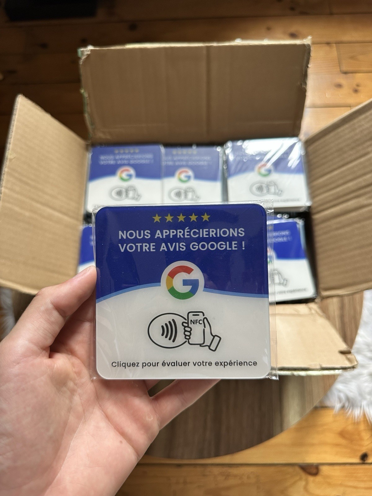 구글 NFC 번호판 세트 "구글 리뷰를 남겨주시면 감사하겠습니다."