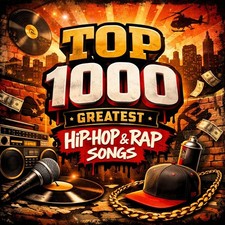 16Gb Usb Drive Top 1000 Greatest Hip Hop Rap Songs 1990-2009