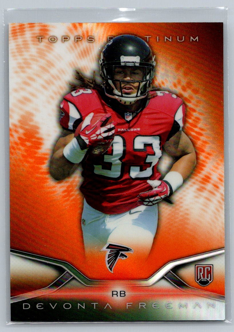 2014 Topps Platinum Orange Refractor Devonta Freeman 130