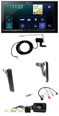 Pioneer 2DIN DAB USB Lenkrad Bluetooth Autoradio für Toyota RAV 4 2001-2005 - Bild 1 von 4