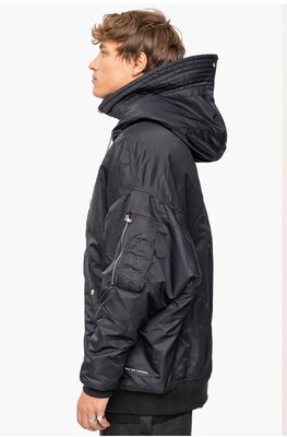 Rick Owens Drkshdw Long Bomber Jacket Men's Size XL - DU02C5765 | eBay