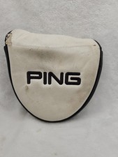 Ping White Black Play Your Best Mallet Putter Headcover Preowned