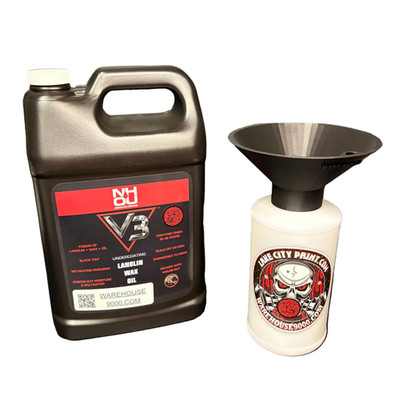 NHOU V3 Black + Threaded Funnel Kit   Quart Bottle Included | Easy-Undercoating