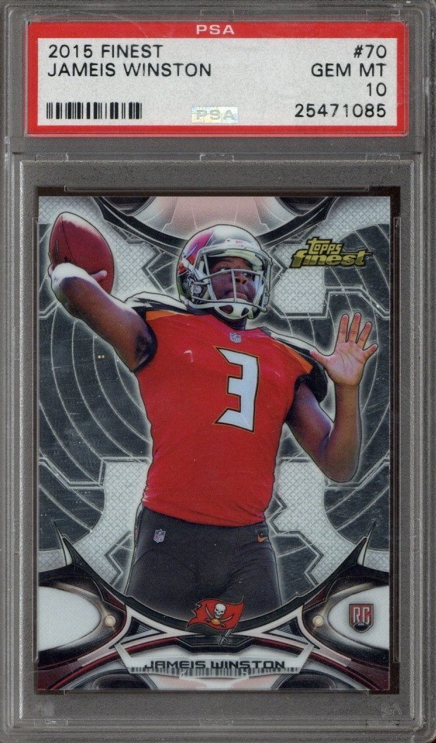 2015 Topps Finest Jameis Winston #70 PSA 10 GEM MT